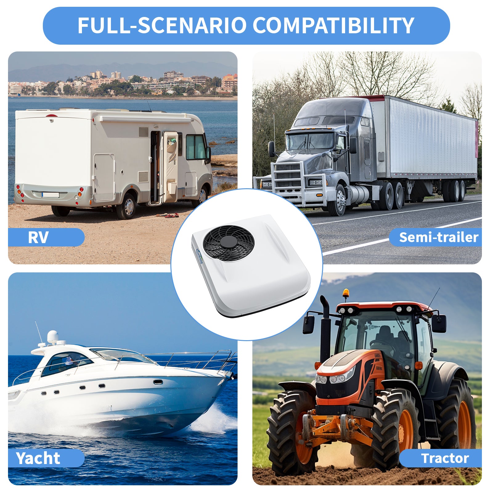 ClimWagon K202 Series - Pro DC Inverter RV Air Conditioner (12V/24V)